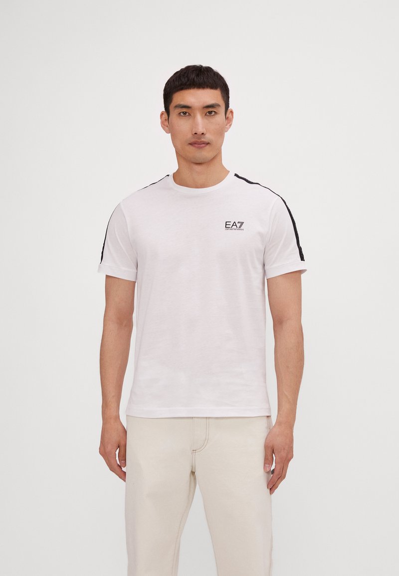 EA7 Emporio Armani - Print T-shirt - bianco, Enlarge