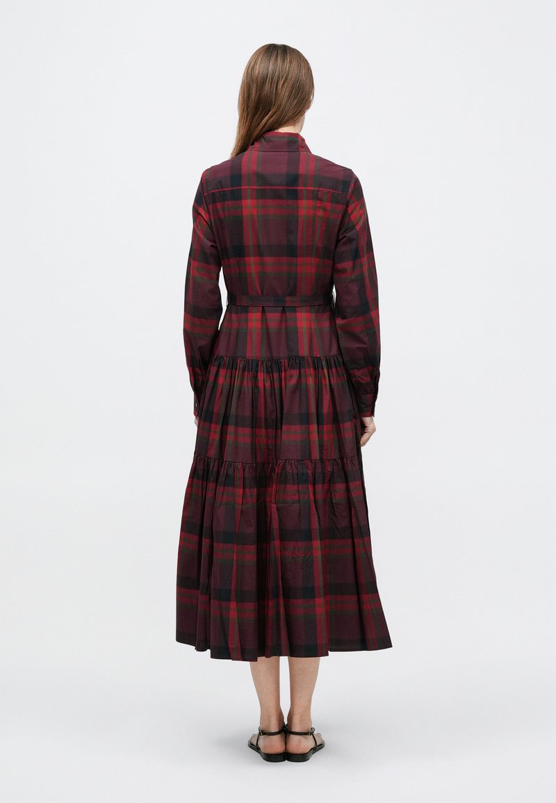 Polo Ralph Lauren A LINE DRESSES - Shirt dress - red/black - Zalando.ie