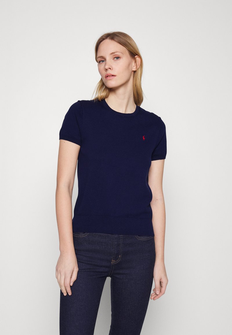 Ralph Lauren POLO RALPH LAUREN Short Sleeve Striped T-Shirt Men's M cotton black type Vintage Second Hand main image 1