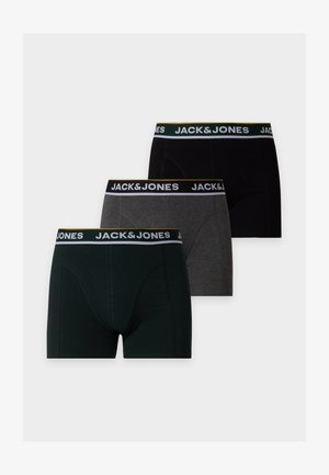 Jack & Jones, JACSWAY SOLID TRUNKS 3 PACK - Slip de bain - black