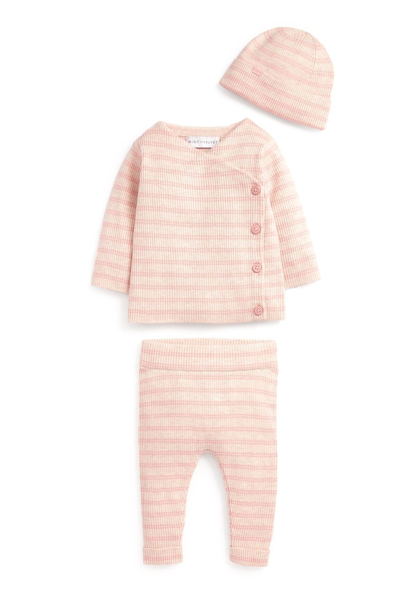Kinder Caps | Mint Velvet THREE PIECE Mütze pink cream/offwhite - LO83012 Kinder Caps | Mint Velvet THREE PIECE Mütze pink cream/offwhite - LO83012