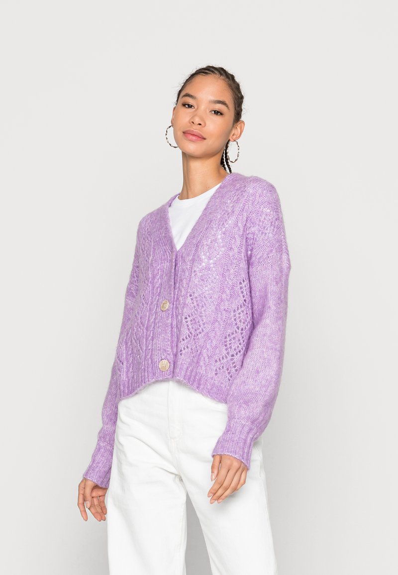 Pieces - HEAVEN CARDIGAN - Cardigan - lavendula