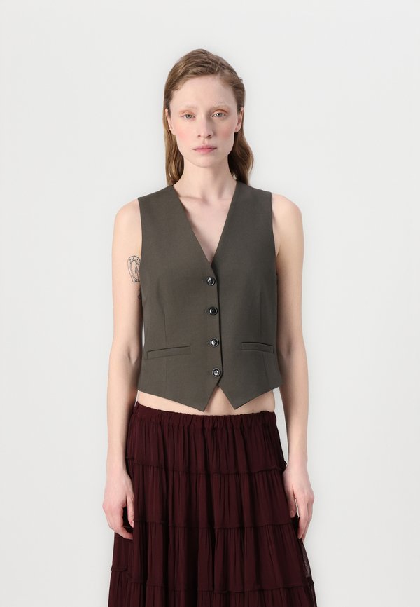 SARAMONA - Waistcoat - beluga