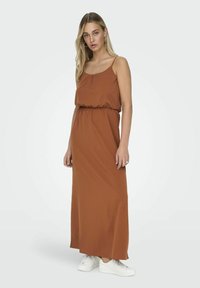 ONLY NORMAL GESCHNITTEN  - Maxi ruha - mocha bisque