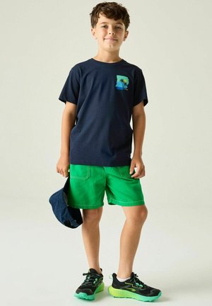 Regatta, REGATTA BOSLEY SHORT SLEEVED GRAPHIC T-SHIRT UNISEX - Print T-shirt - navy