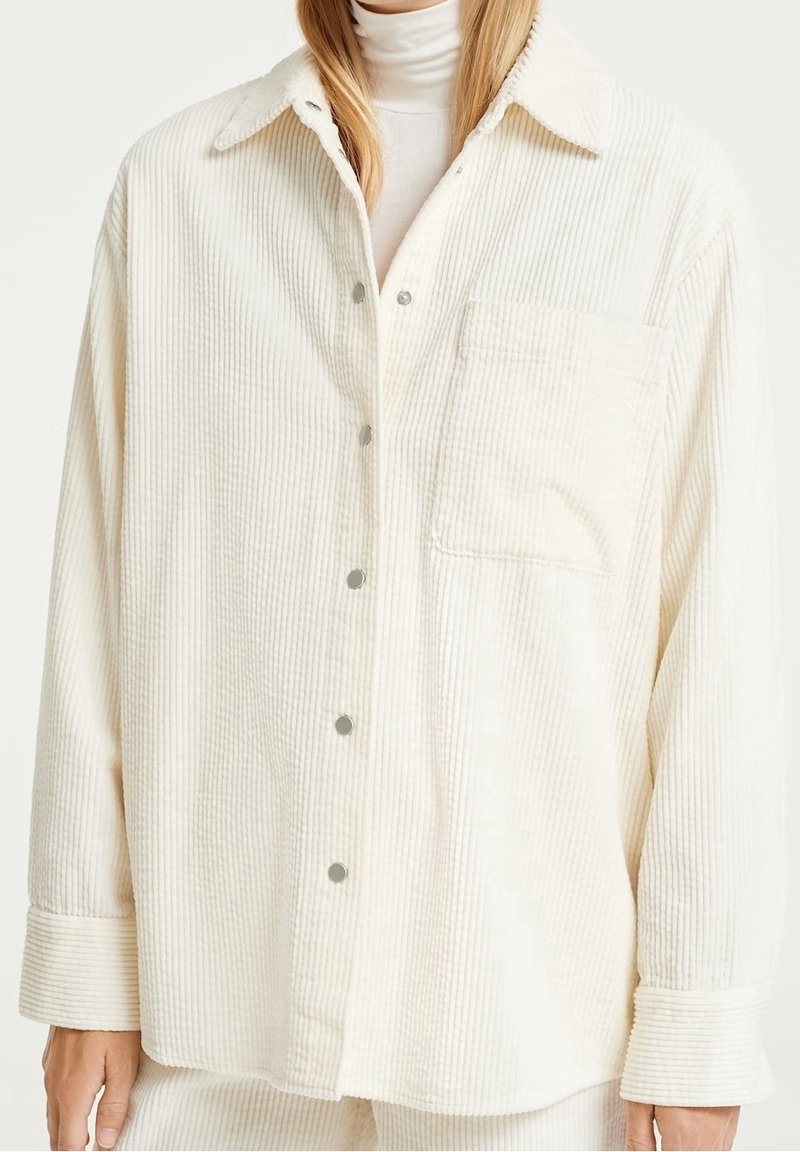 OPUS Button-down blouse - beige