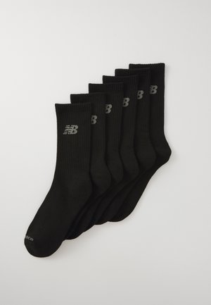 PERFORMANCE BASIC CREW 6 PACK - Chaussettes - black