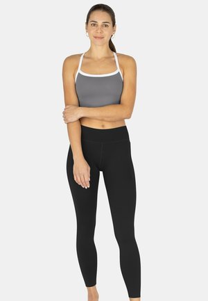 Normani, SET - Leggings - Trousers - anthrazit schwarz