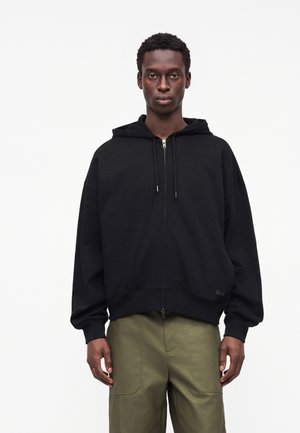 Rains CLASSIC ZIP HOODIE UNISEX - Sweat zippé - black