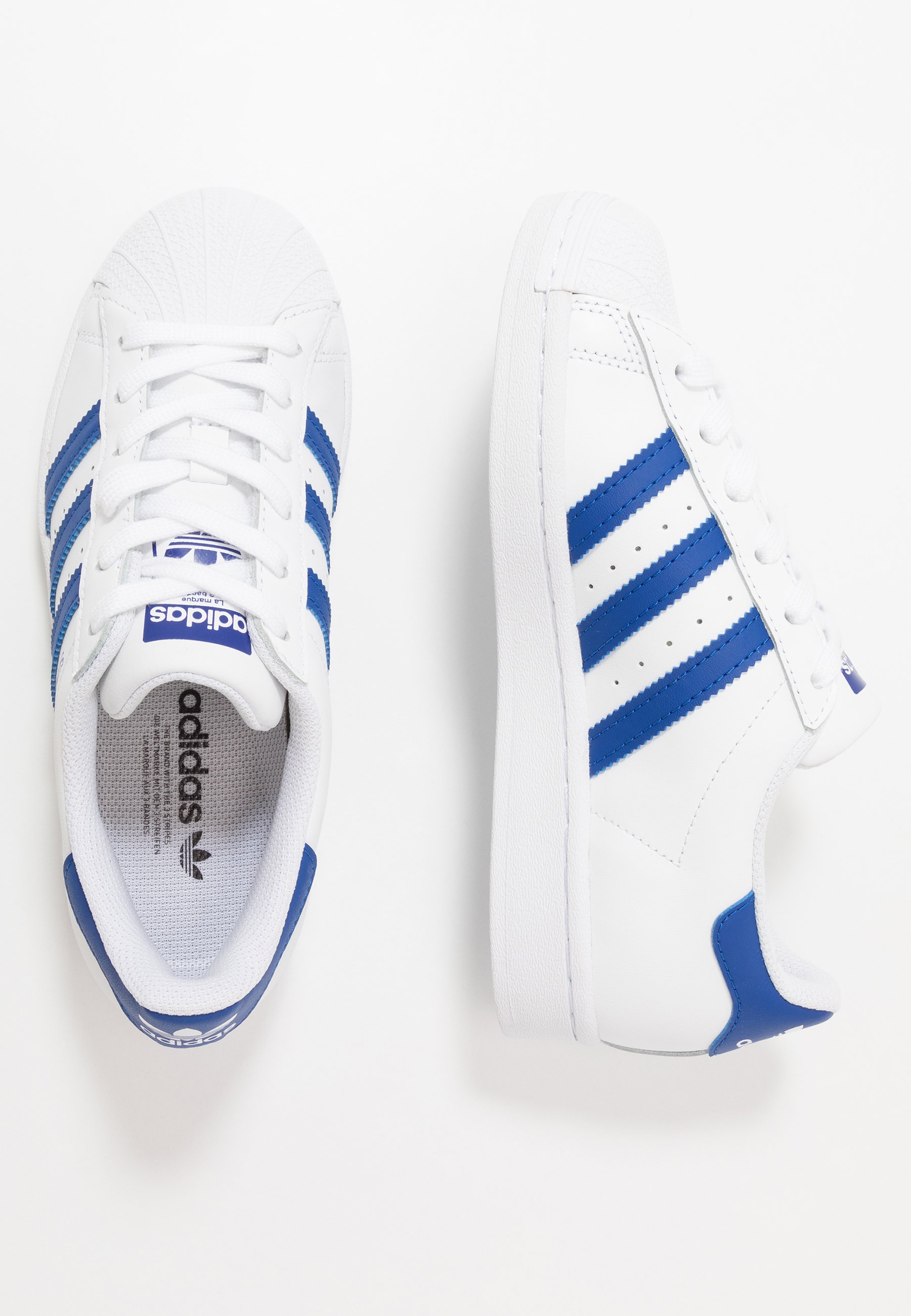 SUPERSTAR SPORTS INSPIRED SHOES UNISEX - footwear white/royal blue/hvid - Zalando.dk