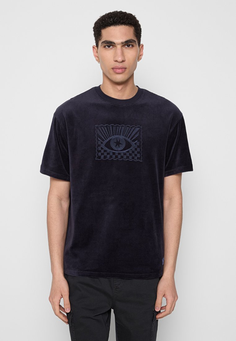 Scotch & Soda T-shirt print donkerblauw