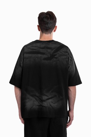 WORLDWIDE PATCH UNISEX - T-shirts med print - black washed