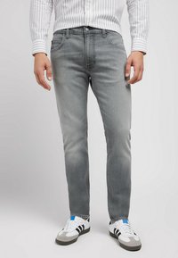 Lee - RIDER - Jeans Tapered Fit - worn in mid grey Miniatyrbild 1