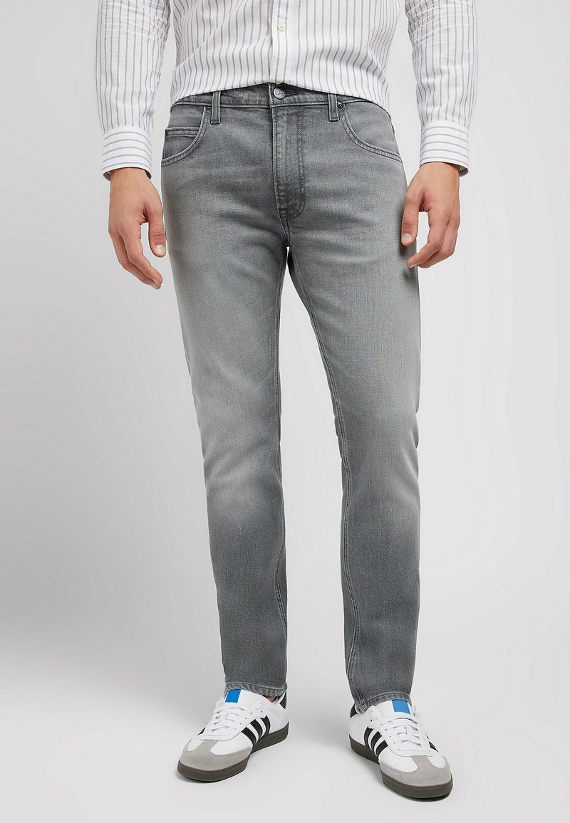 Lee - RIDER - Jeans Tapered Fit - worn in mid grey, Förstora