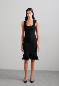 Emporio Armani DRESS - Shift dress - black