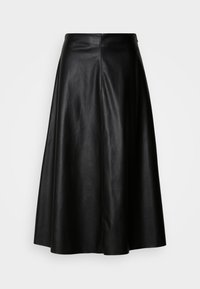 LEONA - Gonna di pelle - black