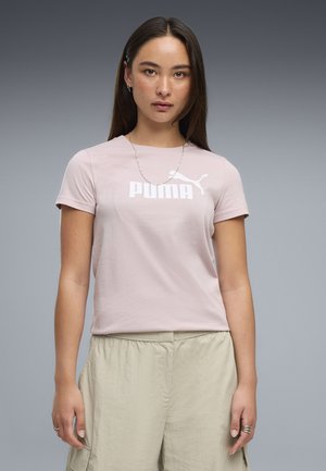 Puma, ESS NO. 1 LOGO TEE (S) - Μπλουζάκι με στάμπα - misty pink