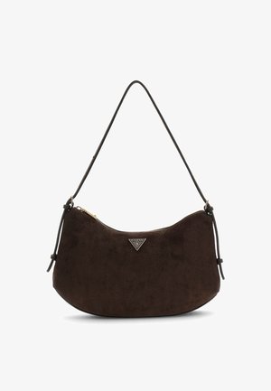 Guess, MELITA HOBO TASCHE - Handbag - dunkelbraun
