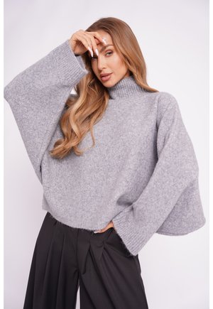 Strickpullover - szary