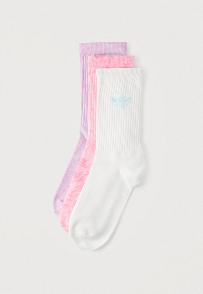 adidas TIE DYE UNISEX 3 PACK - Calcetines - bliss pink/bliss lilac/white
