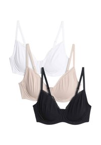 Marks & Spencer 3PK RICH WIRED FULL CUP - Bygel-bh - black mix