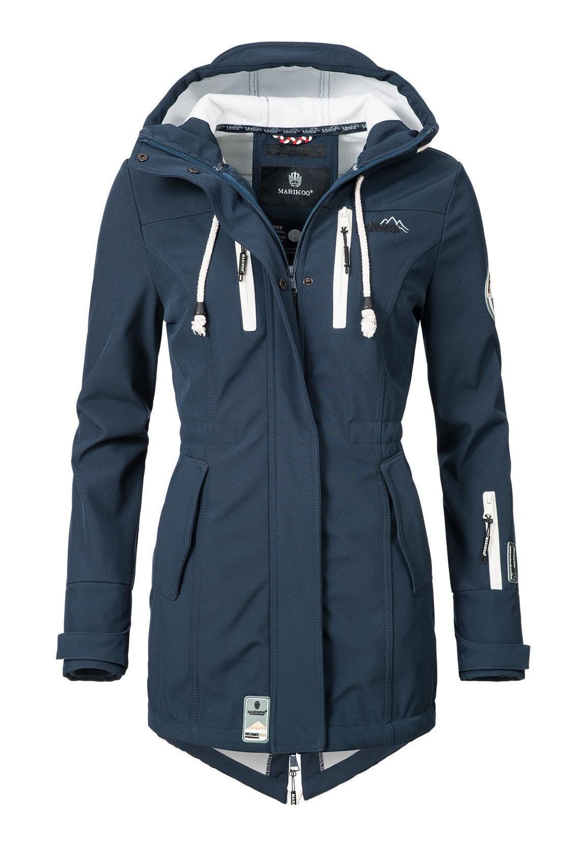 mariko•*¨*•.¸♬︎ Marikoo ZIMTZICKE - Parka - blue/dark blue - Zalando