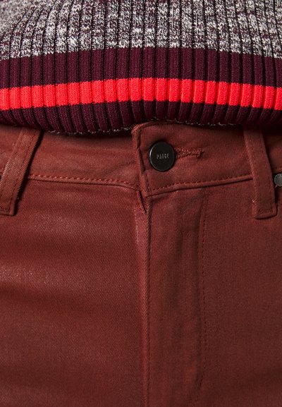 Paige HOXTON ANKLE - Jeans Skinny Fit - burgun dust luxe coa