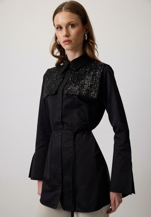 PAYETLİ  - Overhemdblouse - siyah