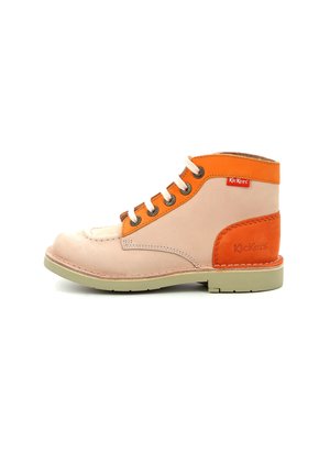 CUIR KICK COL - Bottines à lacets - orange