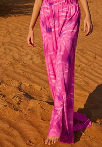 Next WIDE LEG - Tygbyxor - pink print