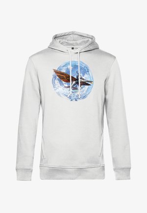 Henry Tiger AVATAR 2 WATERCOLOR LOCK UP - Jersey con capucha - white