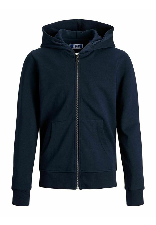 JJEBASIC ZIP HOOD  - Sweatjacke - navy blazer