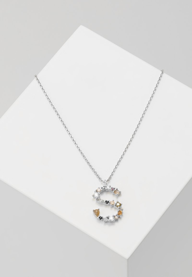 PDPAOLA LETTER NECKLACE Collana Silver coloured argentato Zalando it