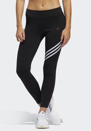 RUN IT 3-STRIPES 7/8 LEGGINGS - Collants - black