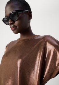 Mos Mosh O NECK TEE - Marškinėliai su spaudiniu - copper