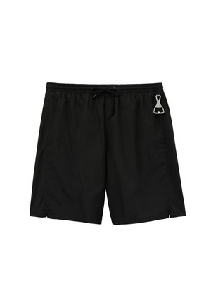IUMAN Intimissimi, SOLID-COLOUR WITH BOTTLE OPENER - Badeshorts - black