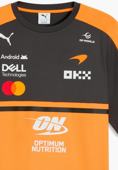 PUMA X MCLAREN RACING REPLICA T-SHIRT - Print T-shirt - papaya — photo 7