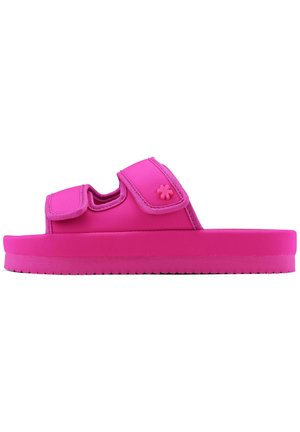 FLOWER - Pantolette flach - magenta