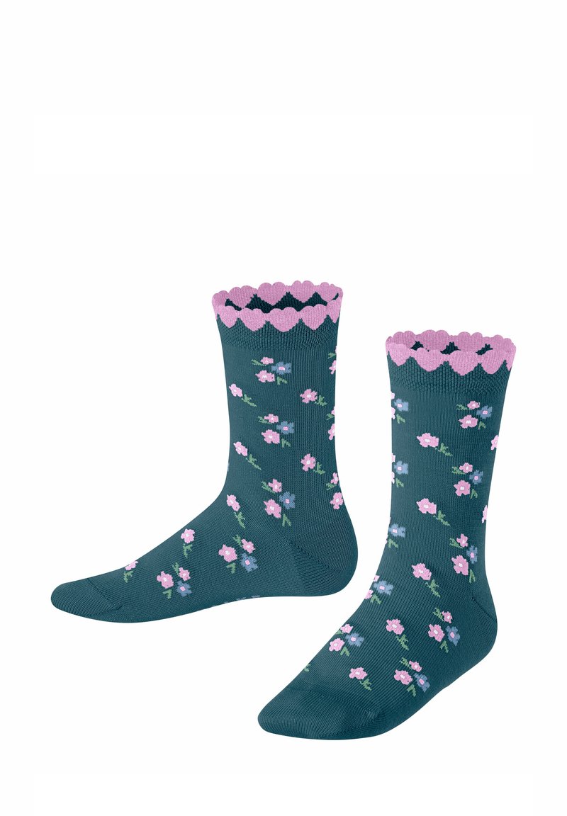 FALKE DITSY FLOWERS - Socken - peacock