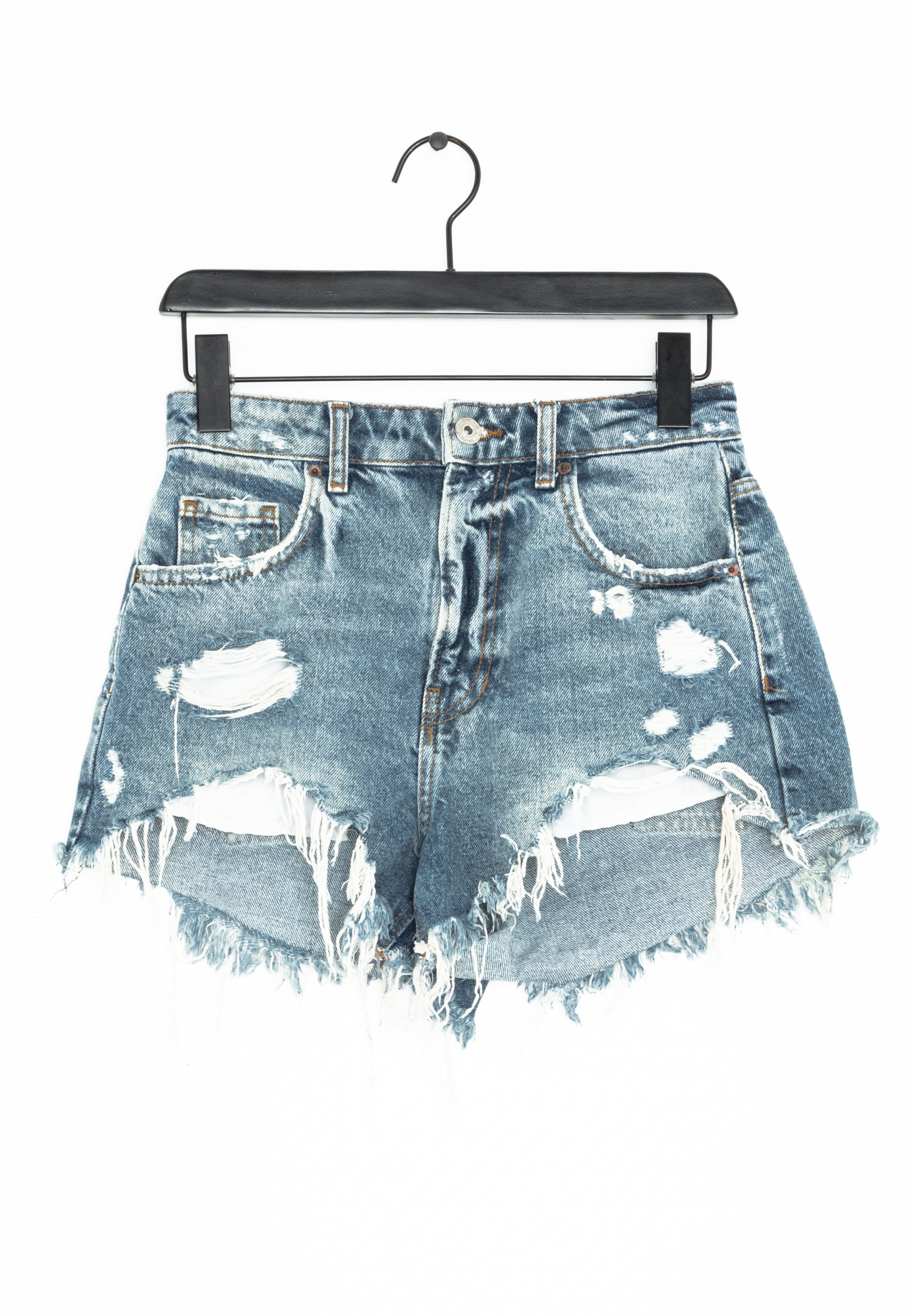 Pantalones cortos Bershka Negro talla 38 FR de en Denim - Vaquero - 14769829
