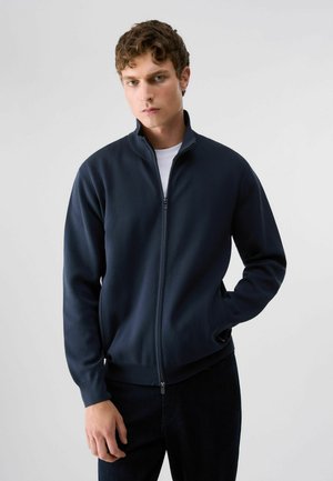 LIU JO, Zip-up sweatshirt - dark blue