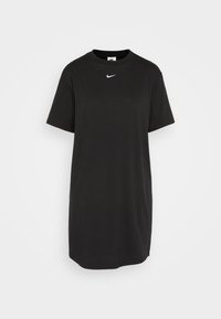 ESSENTIAL DRESS - Jersey dress - black/white