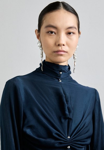 MIISTA LAPIS PIERCING - Camicetta - midnight blue