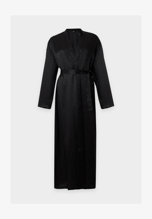 BOSS, MONOGRAM LONG ROBE - Халат - black