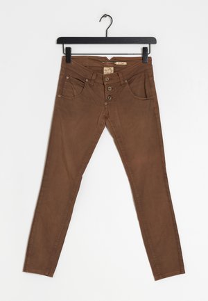 Jeans straight leg - brown