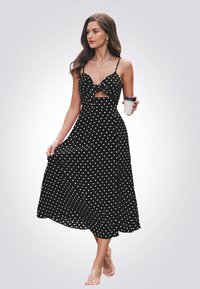 Cupshe ELEGANT POLKA DOT  - Robe de jour - black