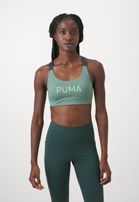 Puma 4KEEPS EVERSCULPT  - Športni modrček s srednjo podporo - eucalyptus