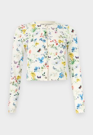 CARSON PRINTED  - Cardigan - twisting vines/off white