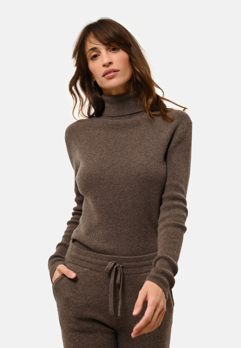 Just Cashmere Trui bruin
