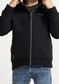 Ragwear Sudadera con cremallera - black